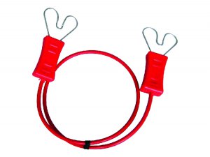 Draadverbindingskabel 50 cm met hartklem 2 rollen