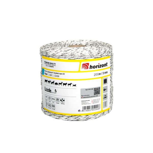 Draad TURBOMAX braided rope D3 200m (op=op)