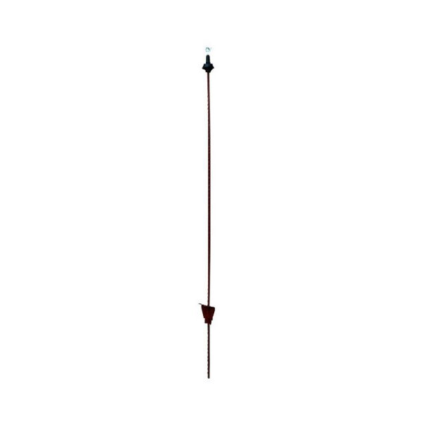Rantsoenpaal ovaal met metalen krul 105 cm 25 stuks
