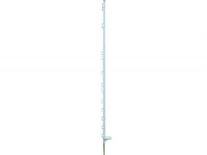 Kunststofpaal EXTRA wit 10-ogen 169cm 10 stuks