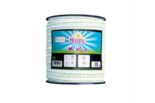 Lint happy TLD T20 wit/lichtgroen 200m