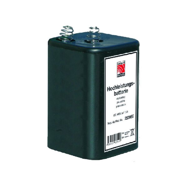 Blokbatterij 6V 7Ah (4R25)