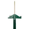 RANGER paal groen 138cm met 12 ogen dubbel trapstuk - Afbeelding 2