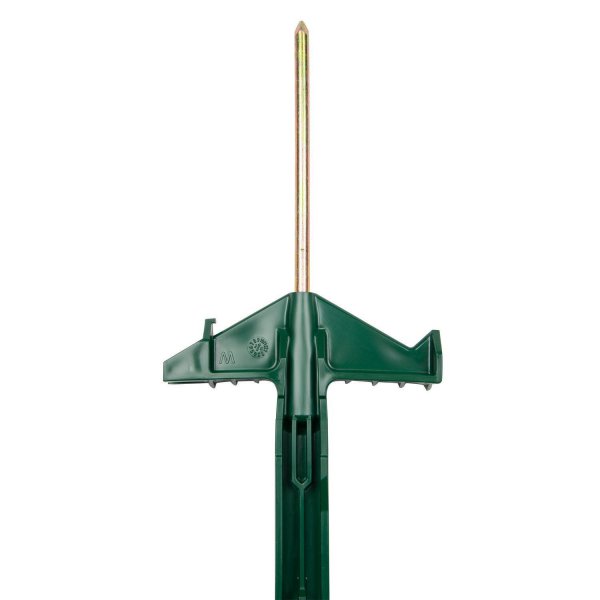 RANGER paal groen 138cm met 12 ogen dubbel trapstuk - Afbeelding 2