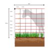 Schapennet farmer® 90cm enkele pen - Afbeelding 3