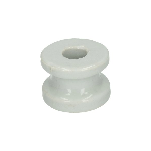Hoek-rol isolator porselein 40mm