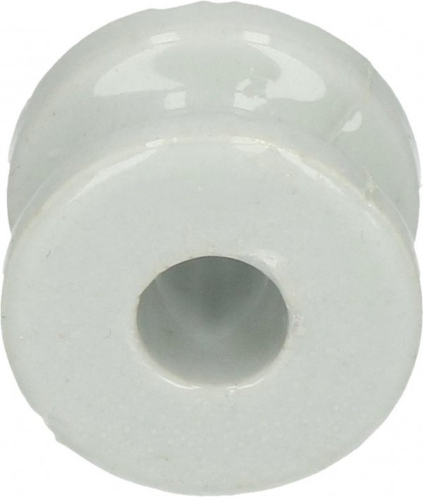 Hoek-rol isolator porselein 40mm - Afbeelding 2
