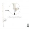 SMARTpost wit 145cm met 13 ogen 5 stuks - Afbeelding 5
